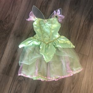 Tinker bell with wings dress up
